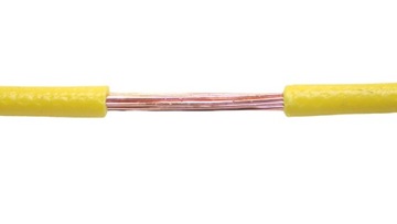 PRZEWÓD KABEL FLRY-B 1x0,5mm Żółty 1m