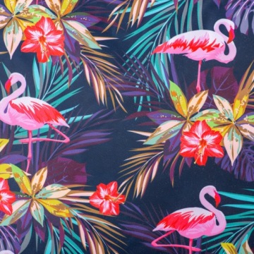 ПЛЯЖНАЯ СУМКА - ЦВЕТЫ ФЛАМИНГО