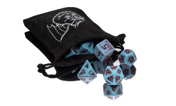NIEBO I PIEKŁO ZESTAW 7 KOŚCI KOSTEK RPG