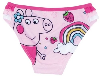 STRÓJ KĄPIELOWY PEPPA PIG ŚWINKA KĄPIELÓWKI MAJTKI 98/104 DZIEWCZĘCE 2 SZT
