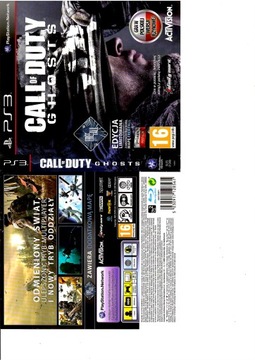 Игра CALL OF DUTY GHOSTS LIMITED EDITION для PS3, польское издание, на польском языке, PL