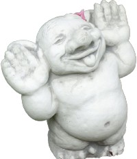 Ozdoba do ogrodu Troll figura betonowa do ogrodu
