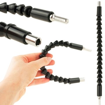 PRZEDŁUŻKA UCHWYT DO BITÓW ELASTYCZNA WKRĘTARKI WIERTARKI ADAPTER