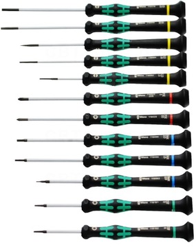 ТОЧНЫЕ ОТВЕРТКИ ДЛЯ МОДЕЛИРОВАНИЯ WERA MINI CASE 12 EL SCREWDRIVE CASE