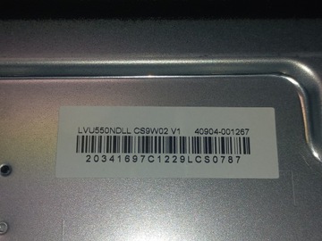 40-L17CW2-PWC1ZG 11601-500073 ТКЛ 55C635 55C635X1