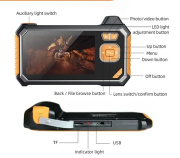 ИНСПЕКЦИОННАЯ КАМЕРА ЖК-ЭКРАН ЭНДОСКОП 1080P LePsZA