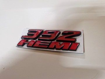 ZNAK LOGO 392 HEMI DODGE DURANGO CHALLENGER CHARGER SRT