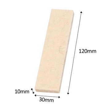 10 сменных тормозных колодок для велотренажера, бежевые