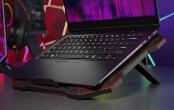 Охлаждающая подставка для ноутбука с 4 большими вентиляторами GENESIS OXID 260