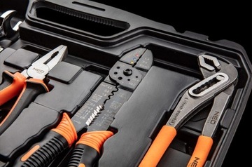 Neo Tool НАБОР ИНСТРУМЕНТОВ 100 шт. РАЗВОДНЫЕ КЛЮЧИ Кейс