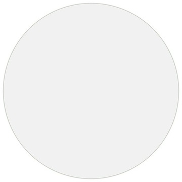 Mata ochronna na stół, przezroczysta, Ø 120 cm,