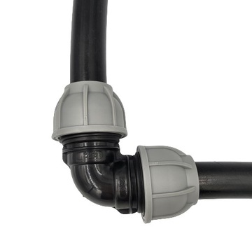 Колено PE 25 для ТРУБЫ, ТРУБЫ, соединитель 90 градусов.