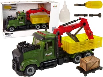 Кран-самосвал автомобиля для поворота, демонтажа с коробкой для поддонов