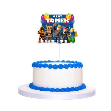 Topper na tort Urodziny dziecka ROBL