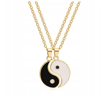 Naszyjnik Przyjaźni BEST FRIENDS Zestaw Yin Yang