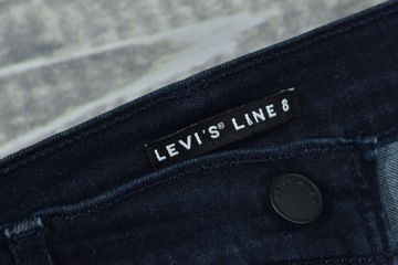 LEVIS Line 8 Spodnie Jeansy Damskie Slim W30 L32