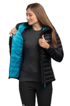 Куртка пуховая зимняя женская Rab Microlight альпийская женская-черная 12_М