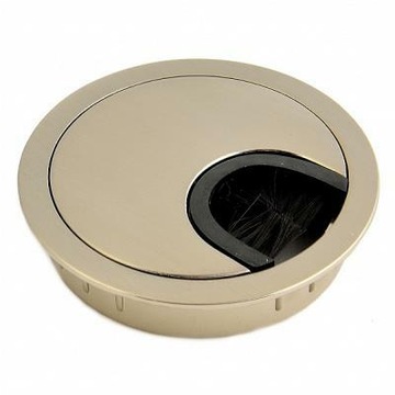 Przepust kablowy GTV fi 60 metalowy satyna PM-LBFI60-02