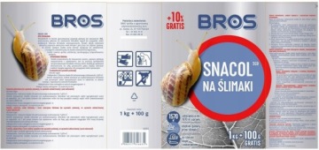 SNAIL REPEATANT POISON Bros 3 кг Сильнодействующий препарат в гранулах Strong Trap