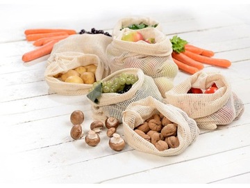 Многоразовые сумки для покупок 6 шт.