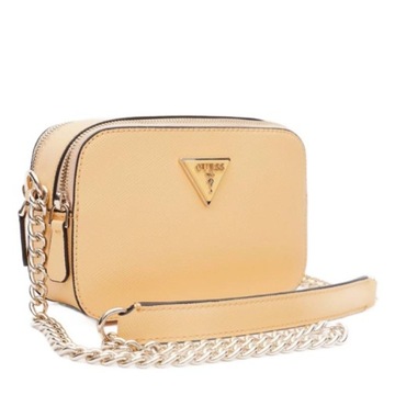 Guess Torebka Damska Listonoszka stylowa żółta Noelle Crossbody