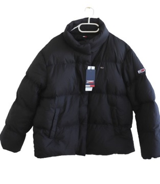 Tommy Jeans - Kurtka puchowa czarna zimowa L