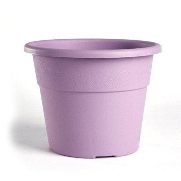 Donica okrągła doniczka HEDRA Ø 25cm lawenda