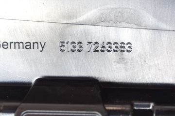 BMW 3 F30 PŘEDNÍ LEVÉ DVEŘE SVISLÉ LIŠTA 7263383 2.0 HYBRID 185KW 2016