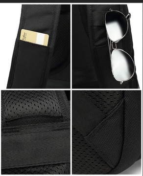 Рюкзак AoPin для ноутбука 15,6 дюйма, просторный, с USB и RFID, усиленный, водонепроницаемый.