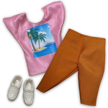 UBRANKA UBRANKO DLA LALKI KENA BARBIE CHŁOPIĘCE BUTY