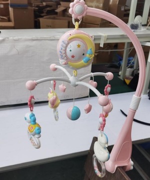 КАРУСЕЛЬ, ЗВЕЗДНЫЙ ПРОЕКТОР, кроватка, колыбельная, успокаивающая игрушка, ПОГРЕМКА + ДИСТАНЦИОННОЕ УПРАВЛЕНИЕ