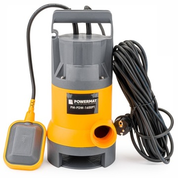 POMPA DO SZAMBA WODY BRUDNEJ CZYSTEJ PŁYWAK 1600W