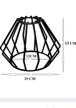 KLOSZ DO LAMP E27 DIAMENT DRUCIAK