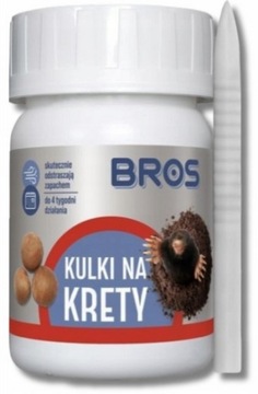BROS KULKI NA KRETY 90G 60-70 SZTUK ODSTRASZAJĄ INTENSYWNYM ZAPACHEM