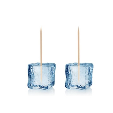 Зубочистки деревянные 2000 шт. для зубов закуски фруктовые палочки