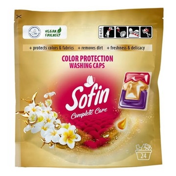 SOFIN kapsułki do prania - 24szt.- color protect