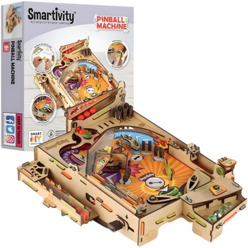 Smartivity Drewniane Mechaniczne Puzzle 3D Pinball