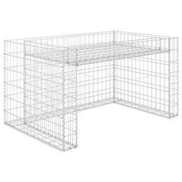 vidaXL Газонокосилка для гаража с цветочным горшком 110x80x60 см, стальная проволока