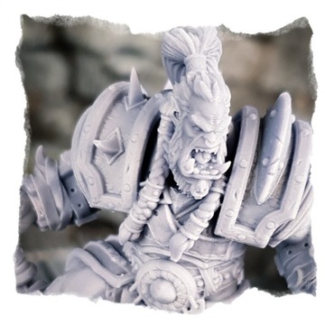 Бюст гнома для росписи 8К печать