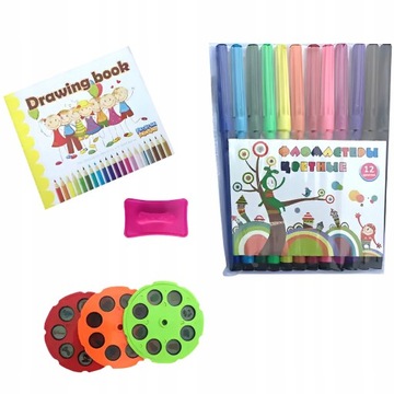 ПРОЕКТОР ДЛЯ ОБУЧЕНИЯ РИСОВАНИЮ, РОЗОВЫЙ СТОЛ, СКЕТЧБУК, ВЫКРОЙКИ, МАРКЕРЫ