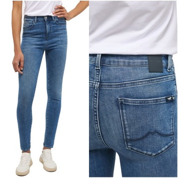 Damskie spodnie jeansowe Mustang GEORGIA SUPER SKINNY W33 L32