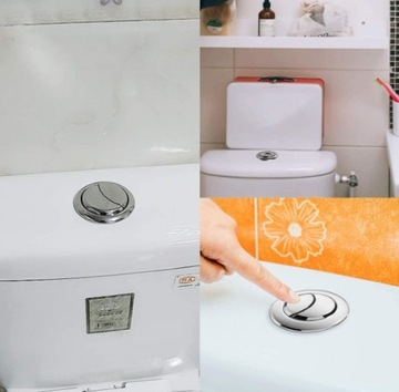 КНОПКА СЛИВА ДЛЯ ТУАЛЕТА, ДВОЙНАЯ, 38мм, PL