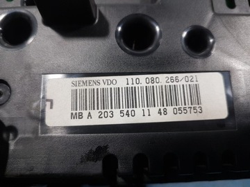 MERCEDES BENZÍN C 200 CDI W203 PŘÍSTROJOVÁ DESKA A2035401148