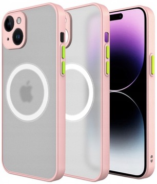 ETUI DO IPHONE 15 OCHRONA APARATU KOMPATYBILNE Z MAGSAFE - PINK