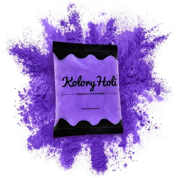 Kolory Holi proszek puder Festiwal Kolorów FIOLETOWY UV spieralny