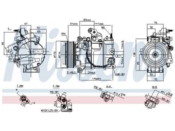 KOMPRESOR KLIMATIZACE INFINITI EX 3.5 3.7 08-