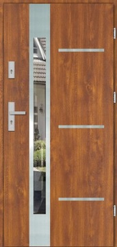 ПОЛЬСКИЕ НАРУЖНЫЕ ДВЕРИ LUKAR INOX 4ZD3 72MM 90CM UD 1.3 ЧИСТЫЙ ВОЗДУХ