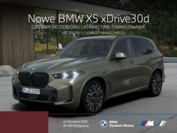 BMW X5 G05 SUV Facelifting 3.0 30d 298KM 2026 BMW X5 xDrive30d 298 KM mHEV - Gotowy do Odbioru - Hak - Kamera 360 - M Pro