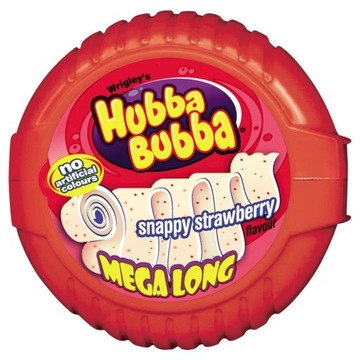 HUBBA BUBBA * TRUSKAWKA STRAWBERRY MEGA LANG 56G