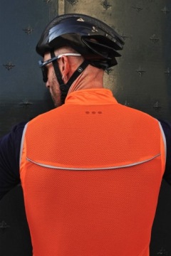 Велосипедный жилет Raso Classic, оранжевый - L